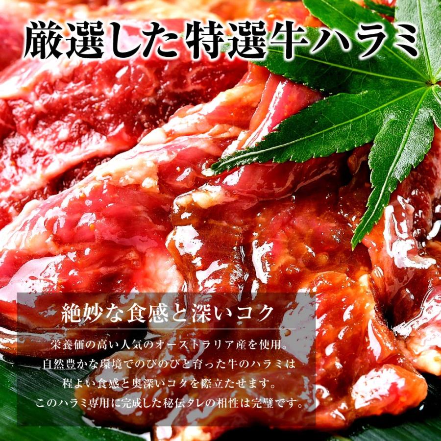 焼肉 牛肉 セット ハラミ カルビ やわらかい 1000g 焼セット BBQ グルメ｜nikuya-mond｜09