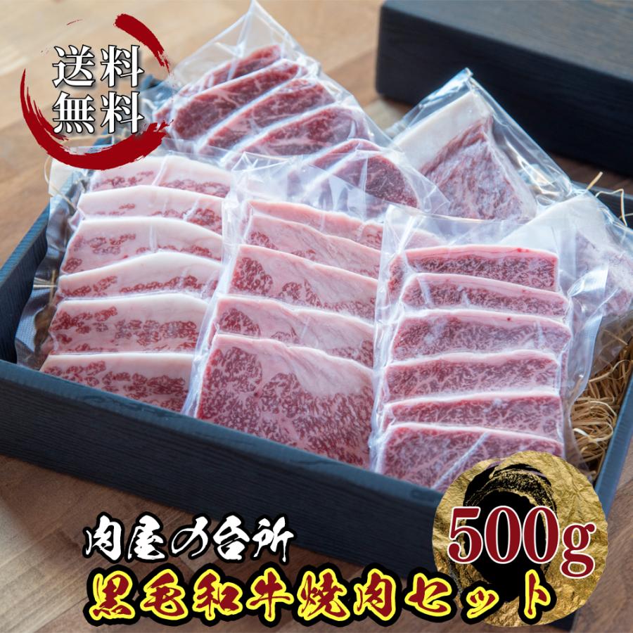お中元 肉 牛肉 和牛 2026 黒毛和牛 焼肉セット 5種 計500g A5 A4