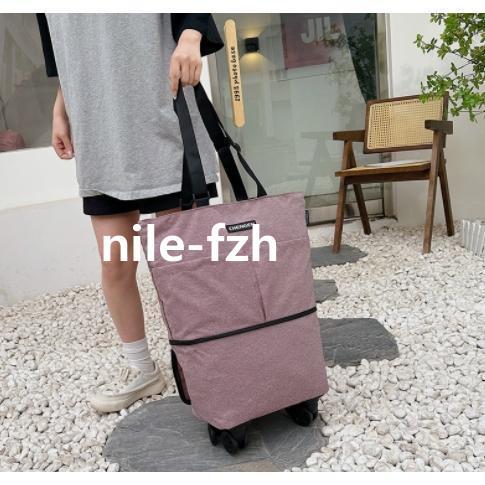 折りたたみ ショッピングカート 2way キャスター付 トートバッグ