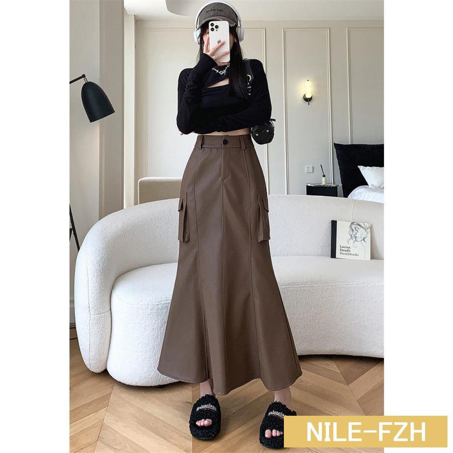 熟女レザータイトスカート画像 