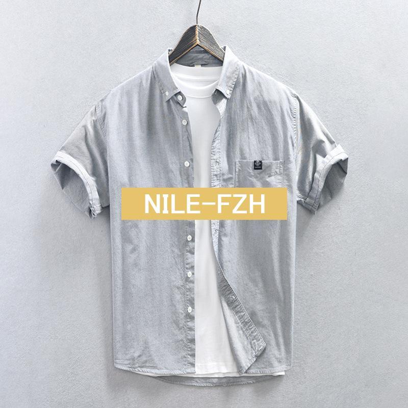 ボタンダウンシャツ 半袖 メンズ オックスフォードシャツ カラー