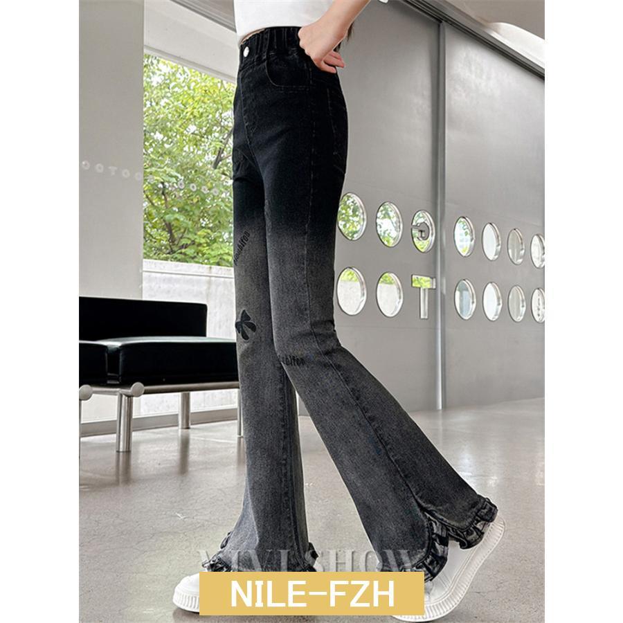 デニムパンツ 女の子 デニムブーツカット パンツ フレアパンツ デニムパンツ 女の子 デニムブーツカット パンツ フレアパンツ