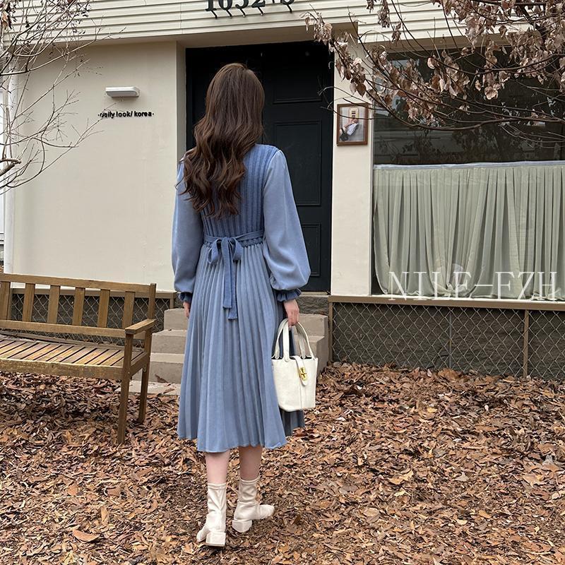 プリーツワンピース ニット ニットワンピース ワンピース プリーツワンピース ニット ニットワンピース ワンピース