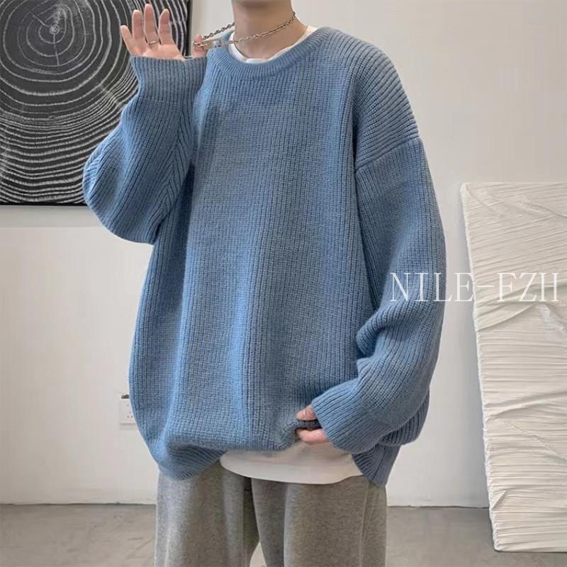 ニットセーター メンズ クルーネック リブ トップス ニット ニットセーター メンズ クルーネック リブ トップス ニット
