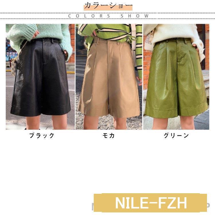 レザー ショートパンツ レディース ハーフパンツ レザーパンツ レザー ショートパンツ レディース ハーフパンツ レザーパンツ