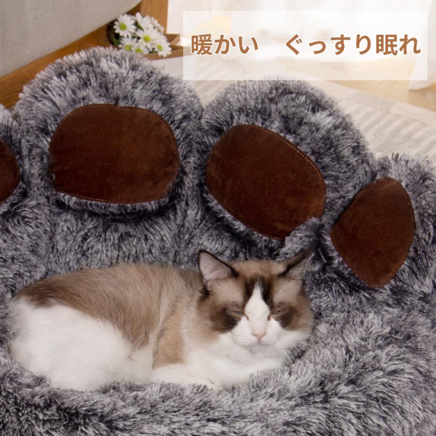 ペットベッド 冬用 可愛い 猫ベッド 洗える 犬ベッド ハウス ペットクッション ペット用寝袋 ふわふわベッド 寝床 キャットベッド 御洒落 ふわふわ あったか 犬｜nile-fzh｜04