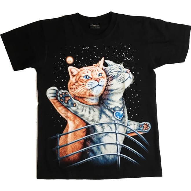 Tシャツ メンズ 半袖 ネコ 猫 おしゃれ かっこいい (タイタニック 猫