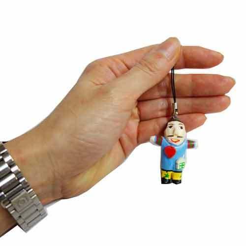 ウッドストラップ エケコ人形 エケコ 南米 お守り キーホルダー ストラップ紐 携帯ストラップ かわいい 開運アイテム 幸運グッズ ラッキーアイテム Acc S 1 アジアン雑貨 Nill Bazaar 通販 Yahoo ショッピング