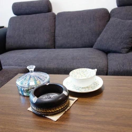 木製卓上灰皿(灰入り)茶器揃い Windmill 卓上灰皿 ハニカムキューブ 601 モノトーン 全2色 瞬間