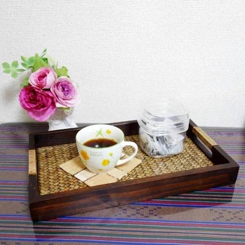 N-Chai おぼん おしゃれ お盆 トレー 大きい 木製 (3枚セット