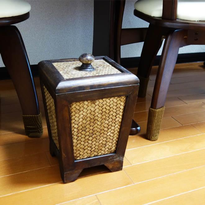 N-Chai ゴミ箱 おしゃれ 蓋付き Sサイズ ウッド 木目 収納 藤 部屋用 リビング キッチン ごみ箱 バスケット 収納ボックス 男前インテリア 男前インテリア雑貨 |  | 04