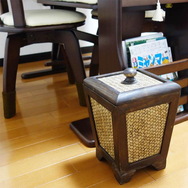 N-Chai ゴミ箱 おしゃれ 蓋付き Sサイズ ウッド 木目 収納 藤 部屋用 リビング キッチン ごみ箱 バスケット 収納ボックス 男前インテリア 男前インテリア雑貨 |  | 07