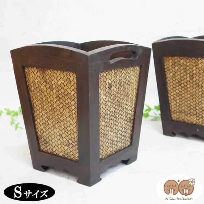 再入荷 ゴミ箱 木製 おしゃれ 収納ボックス 収納ケース Sサイズ ごみ箱 リビング キッチン 収納 ボックス ダストボックス 木製ボックス アジアン Int D 9 アジアン雑貨 Nill Bazaar 通販 Yahoo ショッピング