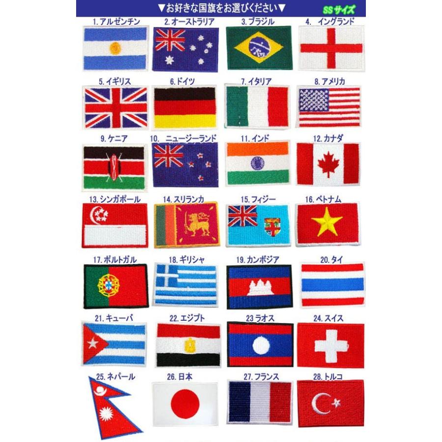 送料無料 刺繍 国旗ワッペン アイロン 世界の国旗 全28種 選べる 4枚 セット Ssサイズ Wap S1 アジアン雑貨 Nill Bazaar 通販 Yahoo ショッピング