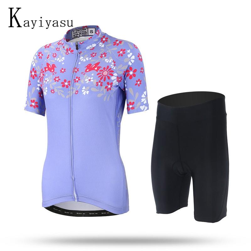 レディースサイクルジャージ サイクリングジャージ上下セット おしゃれ自転車ウェア 半袖サイクリングウェア 女性用スポーツウェア 18夏用新作 019 Xhyd Ndtht Kayiyasu アウトドア専門店 通販 Yahoo ショッピング
