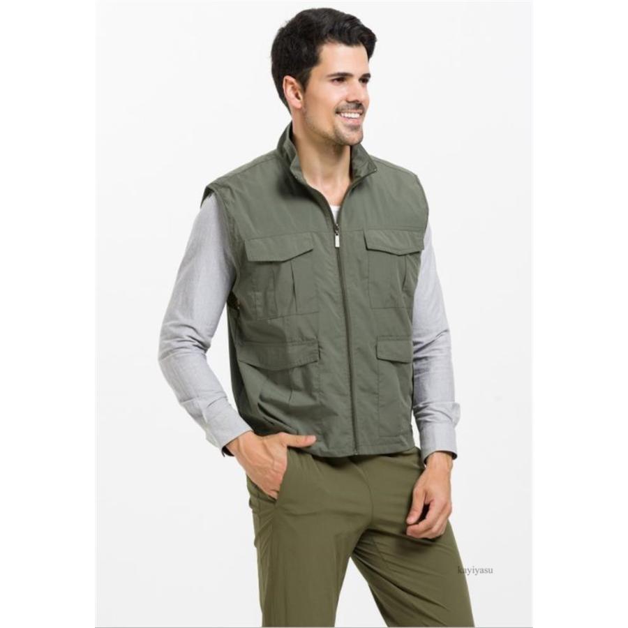 ベスト メンズ ゴルフベスト チョッキ カメラマンベスト 袖なしジャケット 多機能ベスト 登山 お釣り アウトドアベスト 作業服 男性用ベスト お洒落 春夏秋 036 Jxl 160 Kayiyasu アウトドア専門店 通販 Yahoo ショッピング