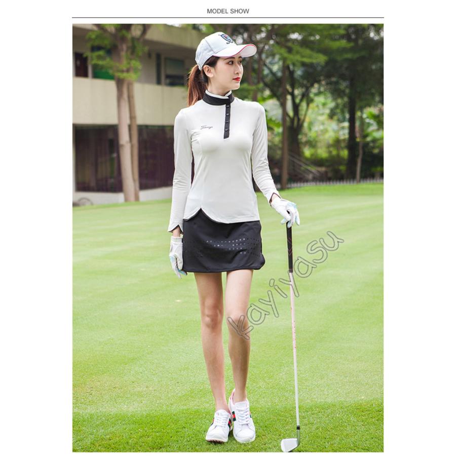 ゴルフスカート レディース ゴルフシャツ 長袖 テニススカート ゴルフウエア インナーパンツ付き サマーウエア 運動着 女性用 アウトドア 夏物 可愛い Golf 036 Ty Q03 Kayiyasu アウトドア専門店 通販 Yahoo ショッピング