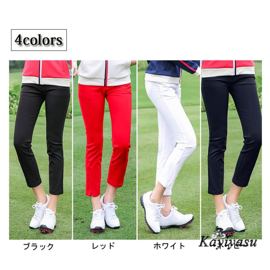 レディースゴルフパンツ ゴルフロングパンツ 九分丈 ゴルフウェア ゴルフパンツ 女性用 スポーツパンツ アウトドアパンツ ストレッチ 秋冬用 045 037 Xsty Kuz050 Kayiyasu 通販 Yahoo ショッピング