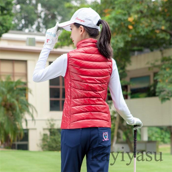 ゴルフベスト レディース 冬 チョッキ ダウン 袖なしジャケット リバーシブル ゴルフウェア 防寒 ジレー 052 Tygef Yrf01 Kayiyasu 通販 Yahoo ショッピング