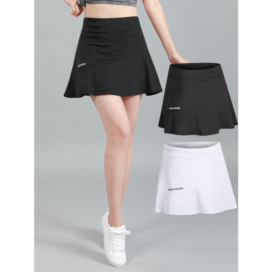 ゴルフウェア レディース ゴルフミニスカート ゴルフスカート インナーパンツ付き スカート ショート丈 丈短め ストレッチ ペチパンツ付属 おしゃれ かわいい 大人女性の