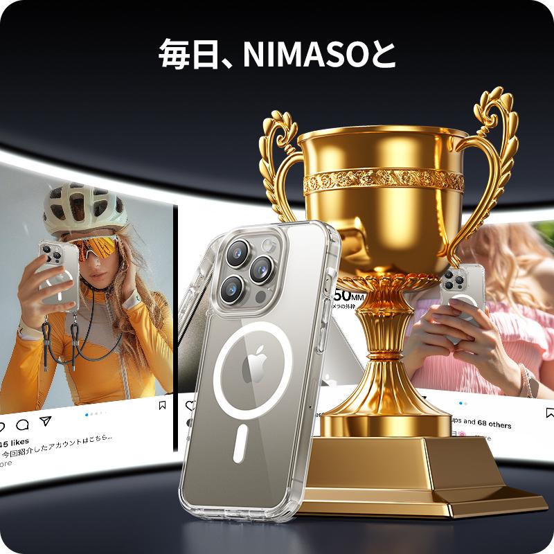 NIMASO iPhone 15 用 ケース ショルダー　クリア カバー 楽天市場】【両手解放・DIY可能】NIMASO iPhone15 iPhone15Pro