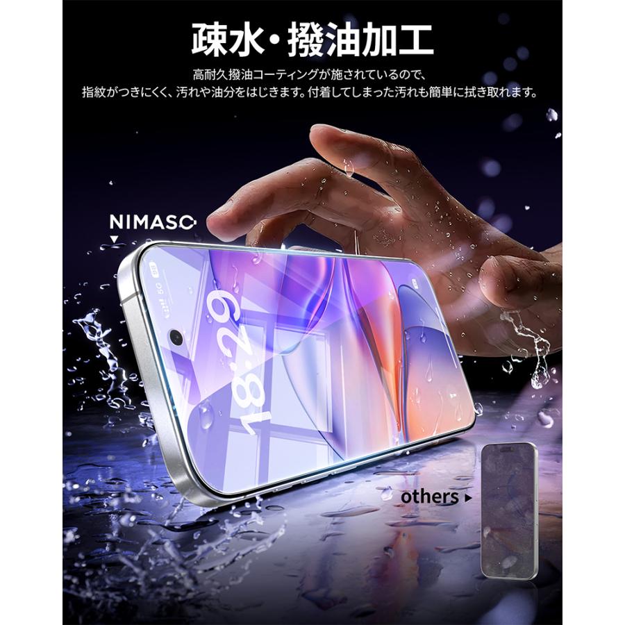 NIMASO iPhone ブルーライトカットフィルム iPhone17 Air 17Pro