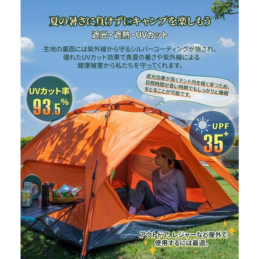 最安値に挑戦 1年保証 NIKSA ダブルウォールテント 3〜4人 テント 