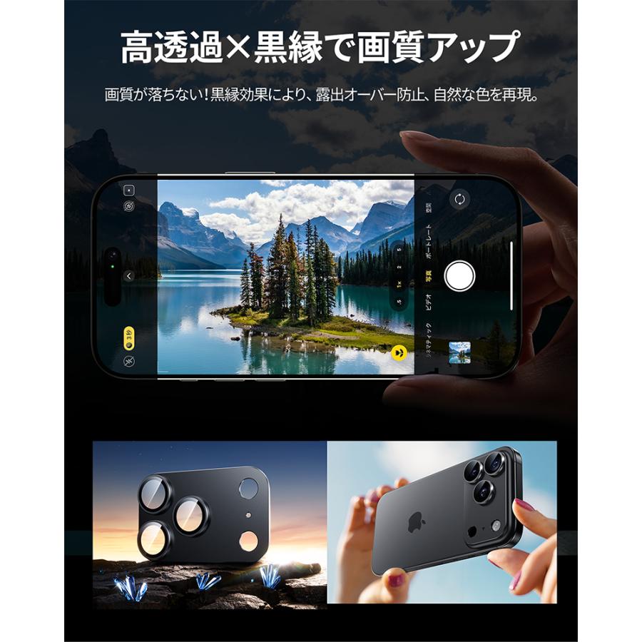 NIMASOカメラカバー NIMASO カメラフィルム iPhone15Pro/ iPhone15ProMax 用 カメラ