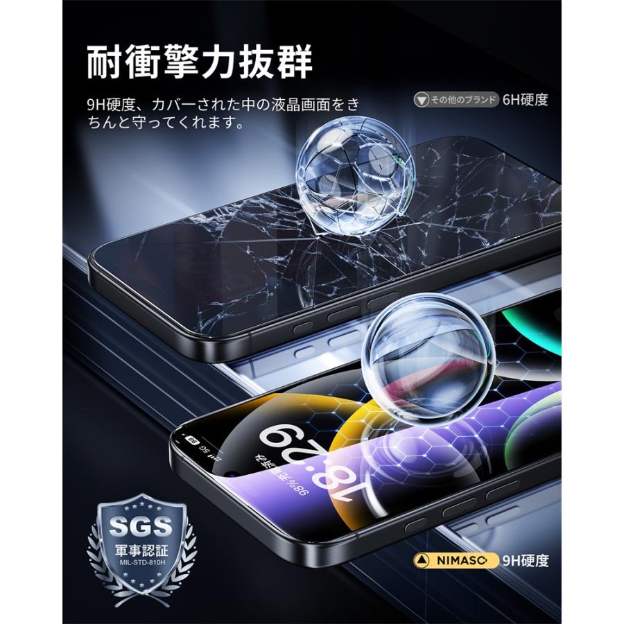 NIMASO iPhone16 全面保護ブルーライトカットフィルム NIMASO iPhone16 全面保護ブルーライトカットフィルム