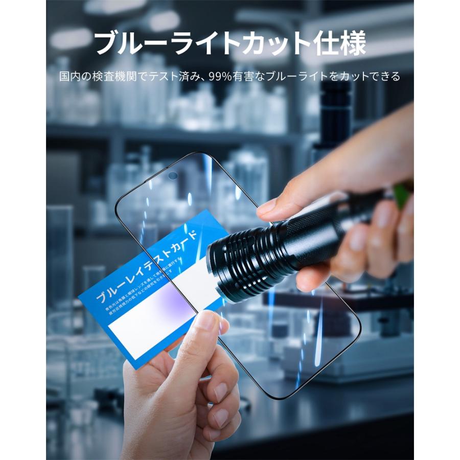 NIMASO iPhone16 全面保護ブルーライトカットフィルム NIMASO iPhone16 全面保護ブルーライトカットフィルム