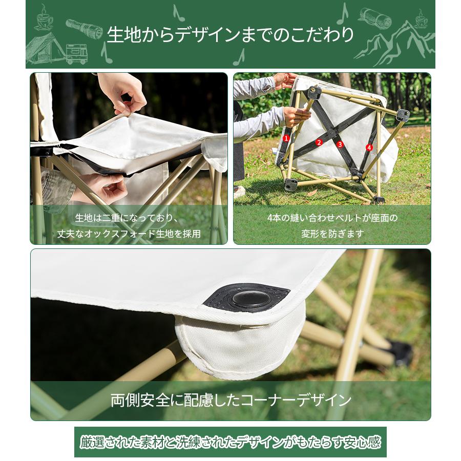 【在庫処分セール クーポン利用で2864円】NIKSA アウトドア チェア ミニ ホワイト キャンプチェア  アウトドアチェア キャンプ 椅子 軽量 折りたたみ椅子 |  | 10