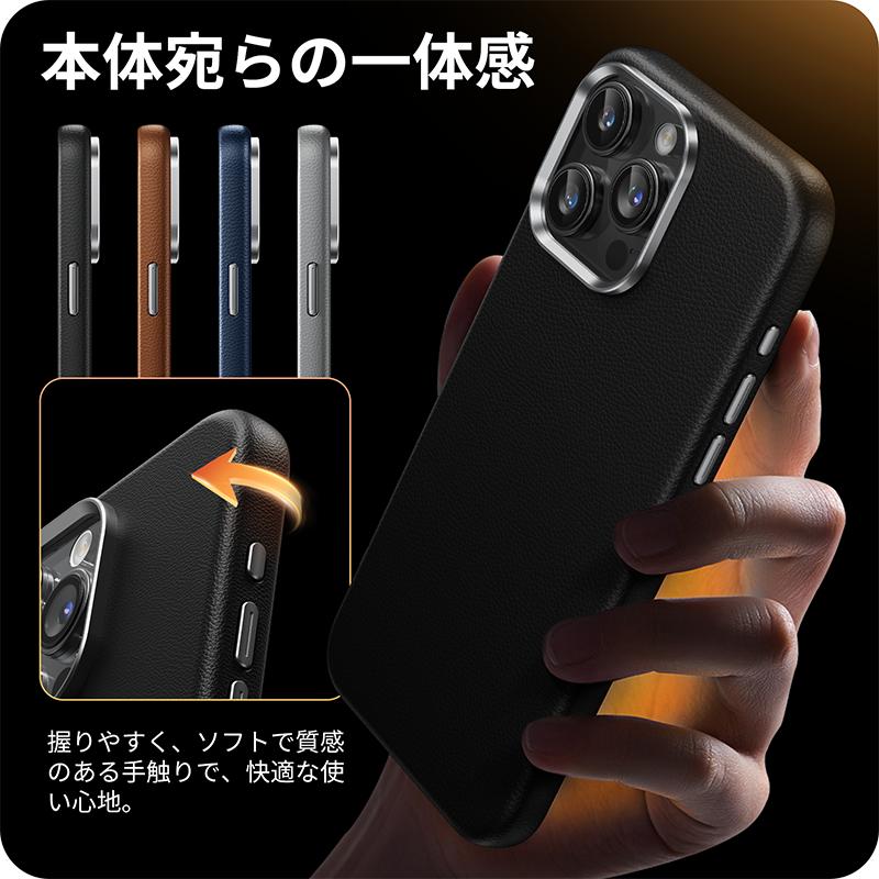 NIMASO iPhone ケース MagSafe対応 iPhone15 Pro Max レザー NIMASO iPhone ケース MagSafe対応 iPhone15 Pro Max レザー