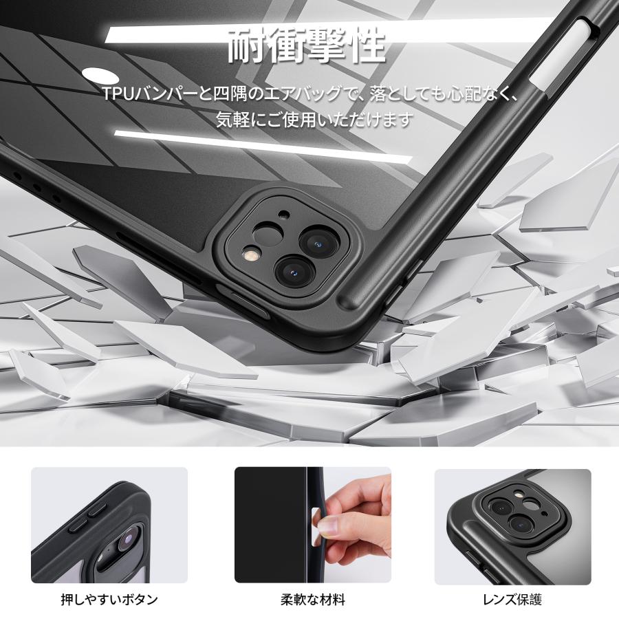 NIMASO iPad Air 11インチ ケース(2024)(M2) 第6世代 対応 5/4
