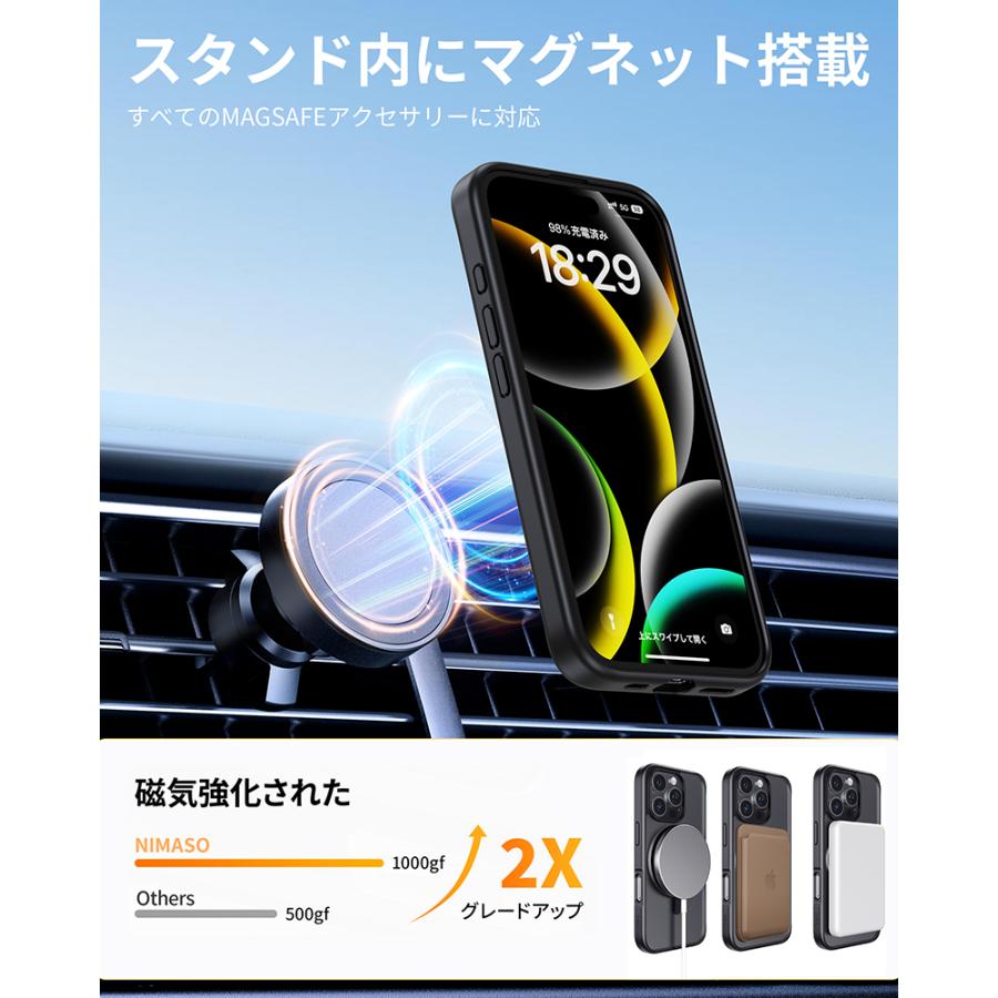 iPhone 13 用 ケース 超耐衝撃 ワイヤレス充電対応 SGS認証 Amazon.co.jp: Supdeal iPhone 13用耐衝撃透明ケース 米軍MIL