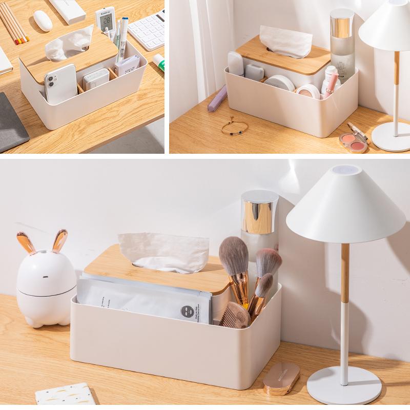 【最安値に挑戦】SUNMORY ティッシュボックス 収納 おしゃれ 北欧 リモコン多機能ティッシュケース箱 卓上 ペーパー かわいい 収納 インテリア キッチン 便利 |  | 04