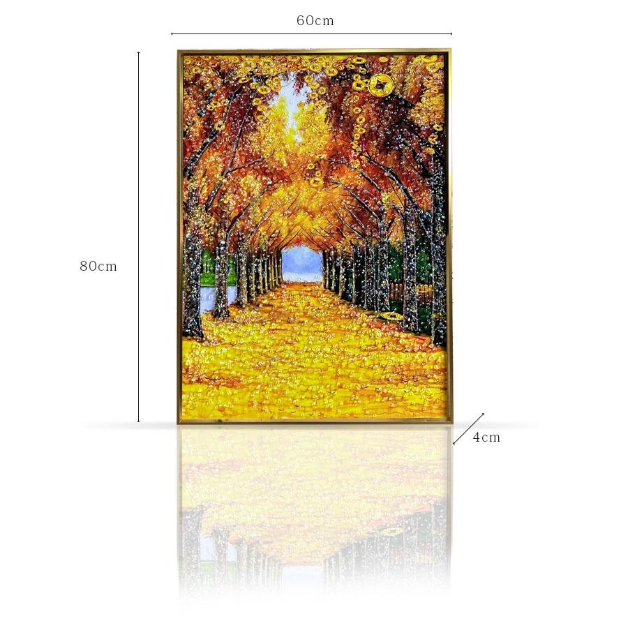 アートパネル 60×80 水晶絵 XG2096 風水 並木道 金運 壁掛け アートパネル 60×80 水晶絵 XG2096 風水 並木道 金運 壁掛け