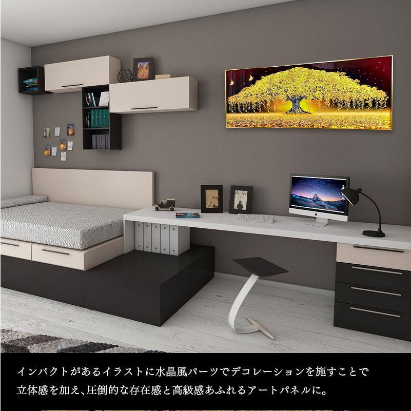 アートパネル 60×150 水晶絵 KH2750 風水 金の生る木 金運 アートパネル 60×150 水晶絵 KH2750 風水 金の生る木 金運