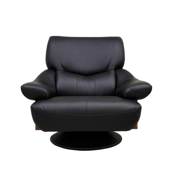 アサヒ　1人掛けソファ　チェア アサヒ 1人掛け 回転 ソファー おしゃれ 北欧 レザー 革 ラムース 布