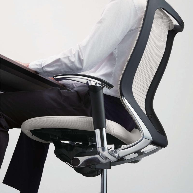 バロン（オカムラ） バロン グラデーションメッシュ ハイバック 肘無し