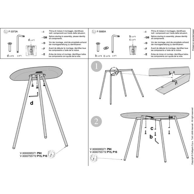 calligaris（カリガリス） 正規代理店 TWEET ツウィート CS5085-B
