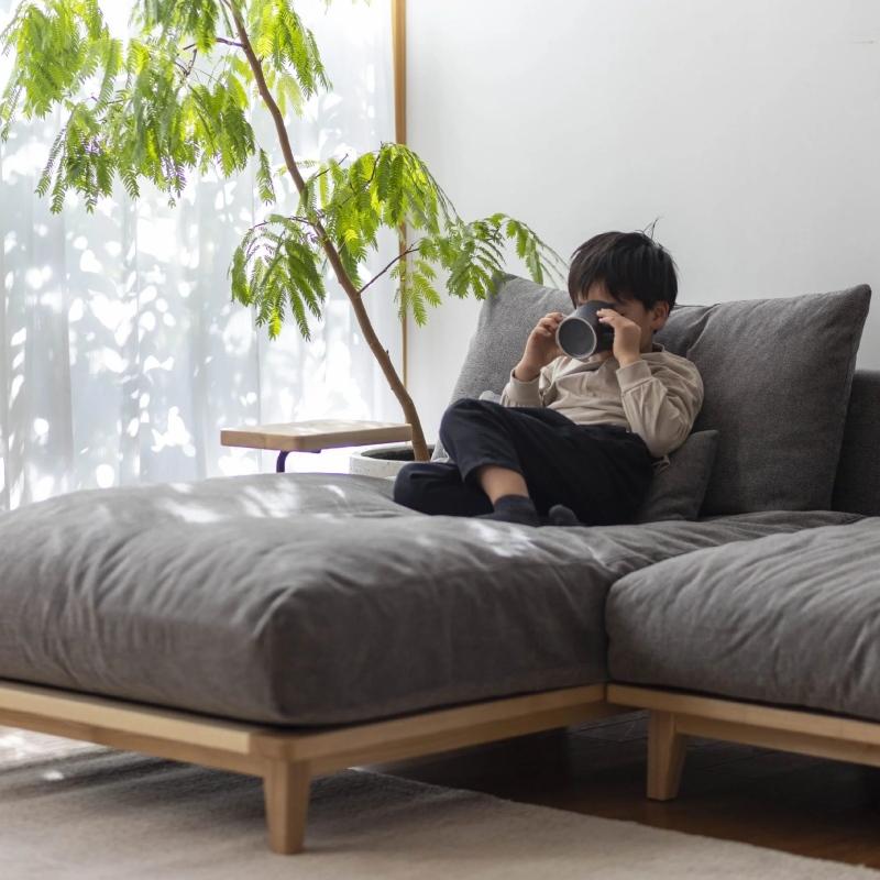 幸せになるソファ ワイド 二人掛け 2P FUM-SF005W ソファベッド 文 Fumi フミ おしゃれ