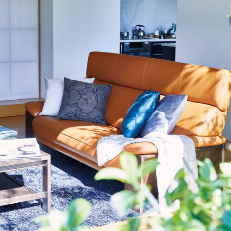 WABISABI　浜本工芸　リビングソファ　S-7200 浜本工芸 S-7200 ソファ No.7200 三人掛け 3P 椅子 イス