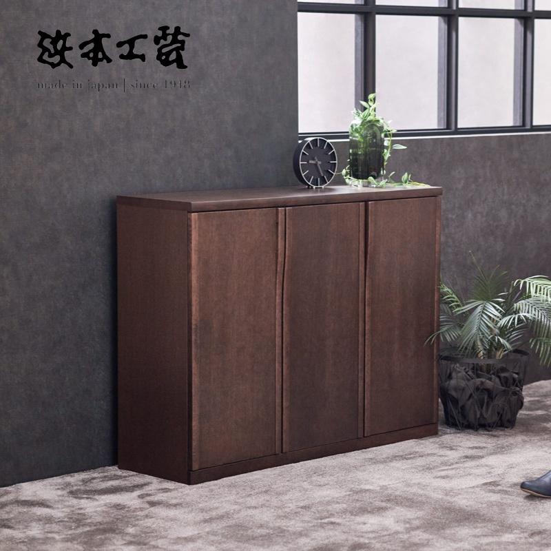 浜本工芸 No.4600 サイドボード 板戸 キャビネット 収納家具 HAMAMOTO