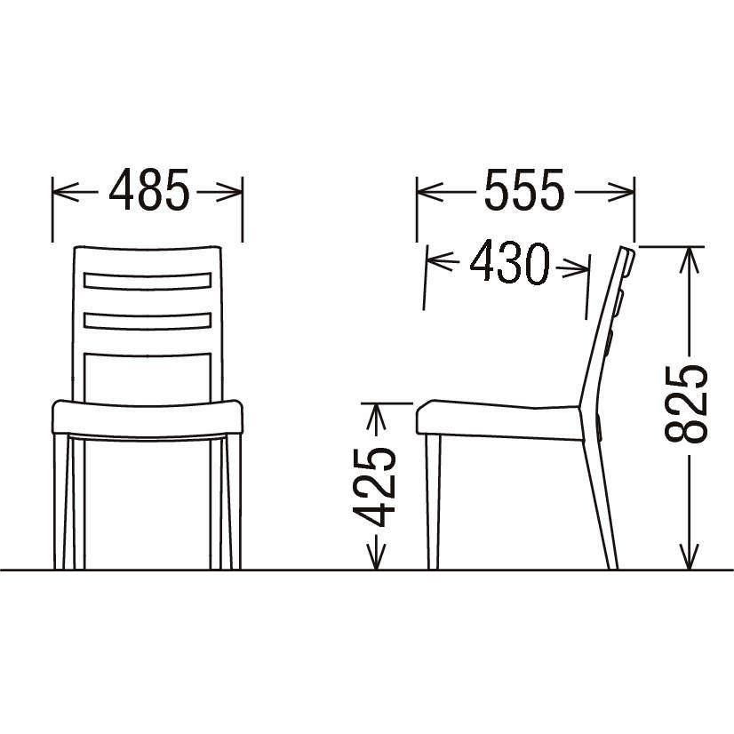 カリモク家具（KARIMOKU FURNITURE） カリモク 食堂椅子 CT61モデル 肘