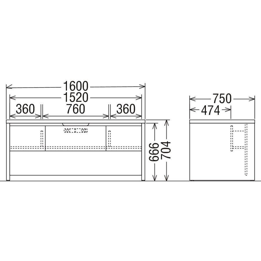 【値下げ中】Karimoku◆ST5728◆テーブル◆幅160cm◆2503A① カリモク家具 搬入設置 カリモク パソコンデスク/書斎デスク 幅
