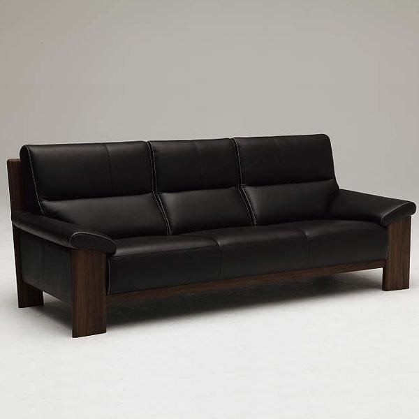 カリモク家具 カリモク ソファ 長椅子ロング ZU48モデル レザー