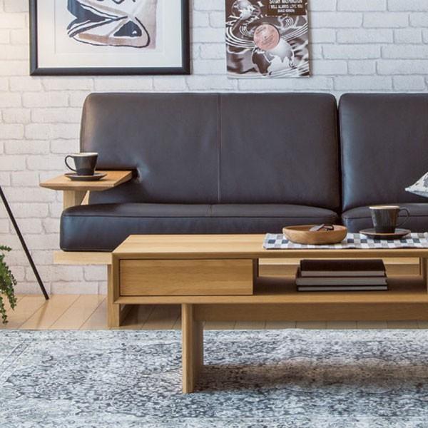 カリモク/karimoku 2人掛けワイドソファ デイベッド カウチ 無垢材 カリモク家具（KARIMOKU FURNITURE） カリモク ソファ 2人掛椅子ロング