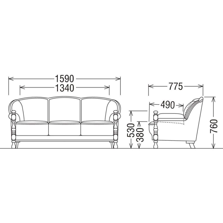 カリモク家具（KARIMOKU FURNITURE） カリモク ソファ 長椅子 二人掛け