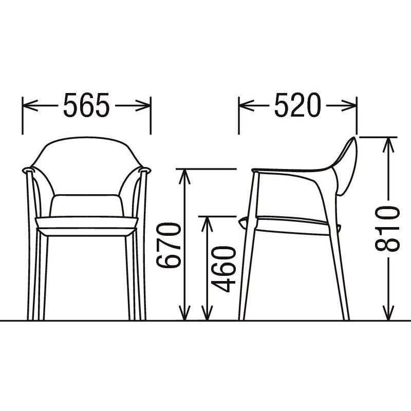 カリモク karimoku ダイニングチェア 肘掛け付き 上品デザイン 肘掛椅子 WU5300E328 | ダイニングチェアー | 家具を探す | カリモク