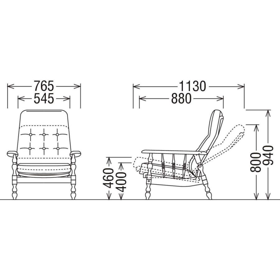 COLONIAL（カリモク家具） カリモク リクライナー RC60モデル